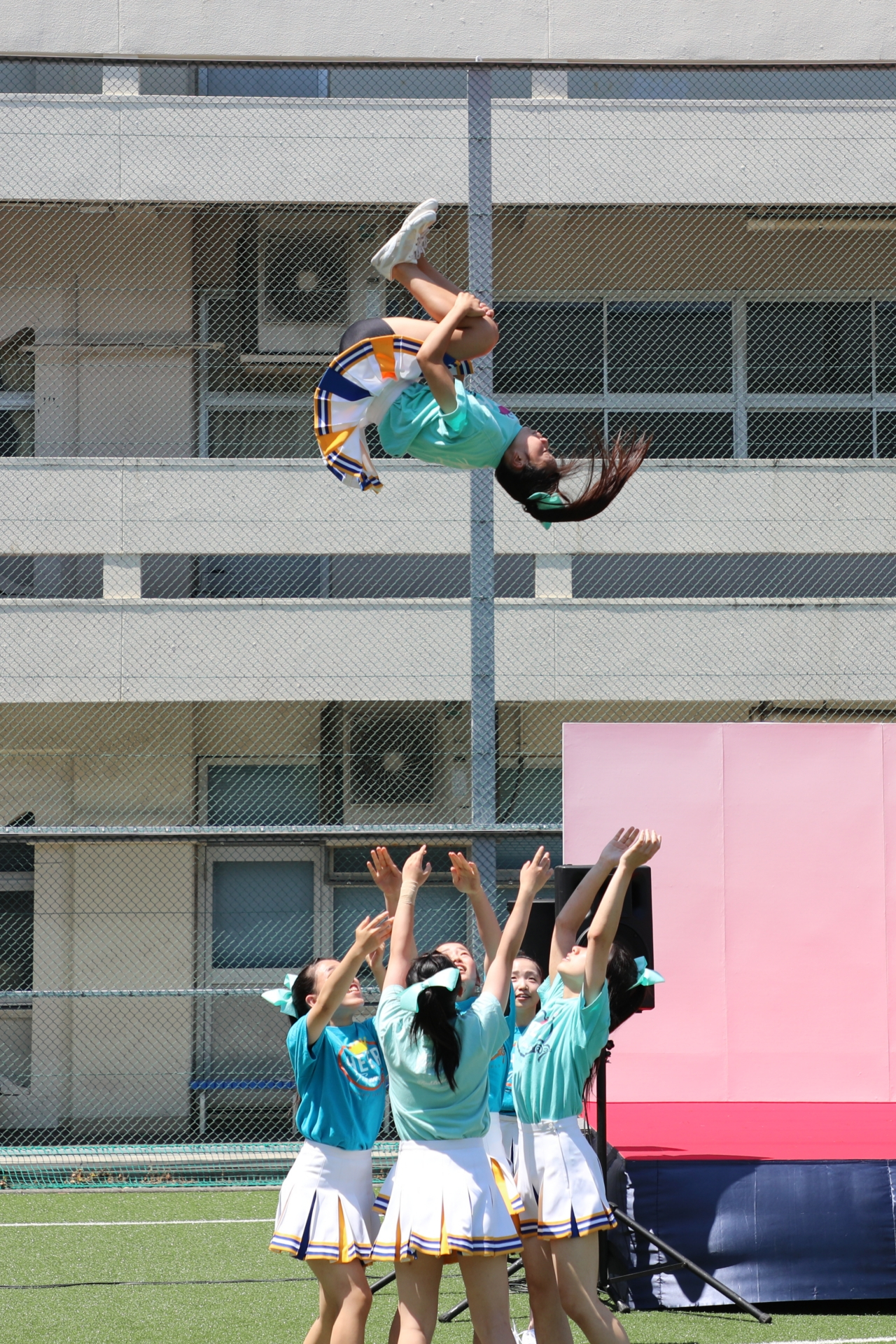 夏フェス】楽しく演技【チアリーディング部】｜学園ブログ｜成立学園